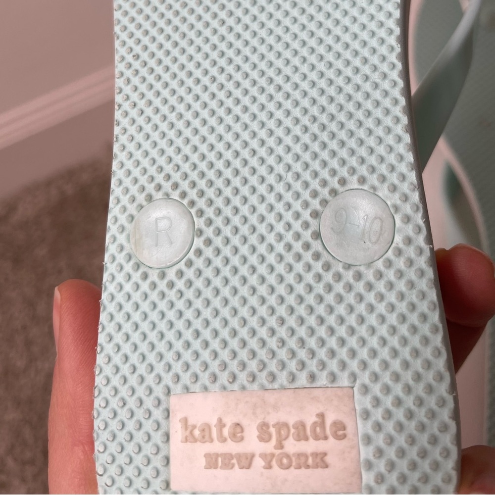 Kate Spade Flip Flops Watermelon Size 9-10 - Picture 4 of 5